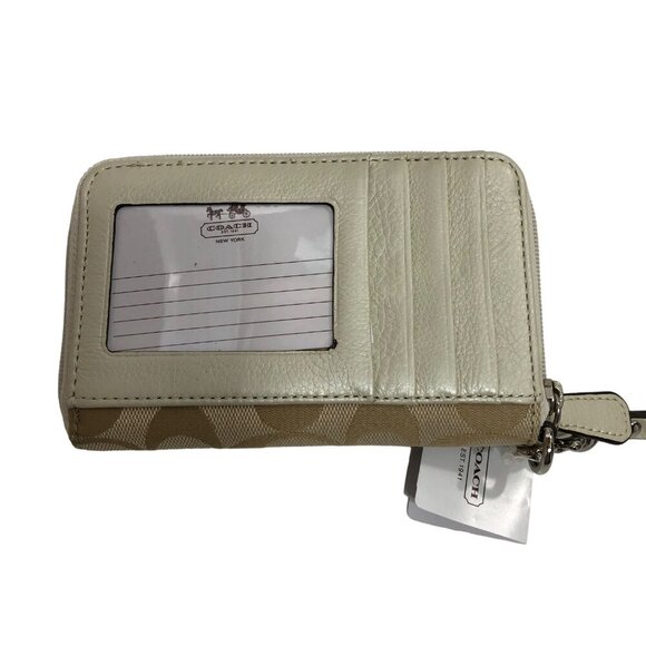 COACH SIGNATURE small WRISTLET / WALLET F50117NWT - Picture 4 of 8